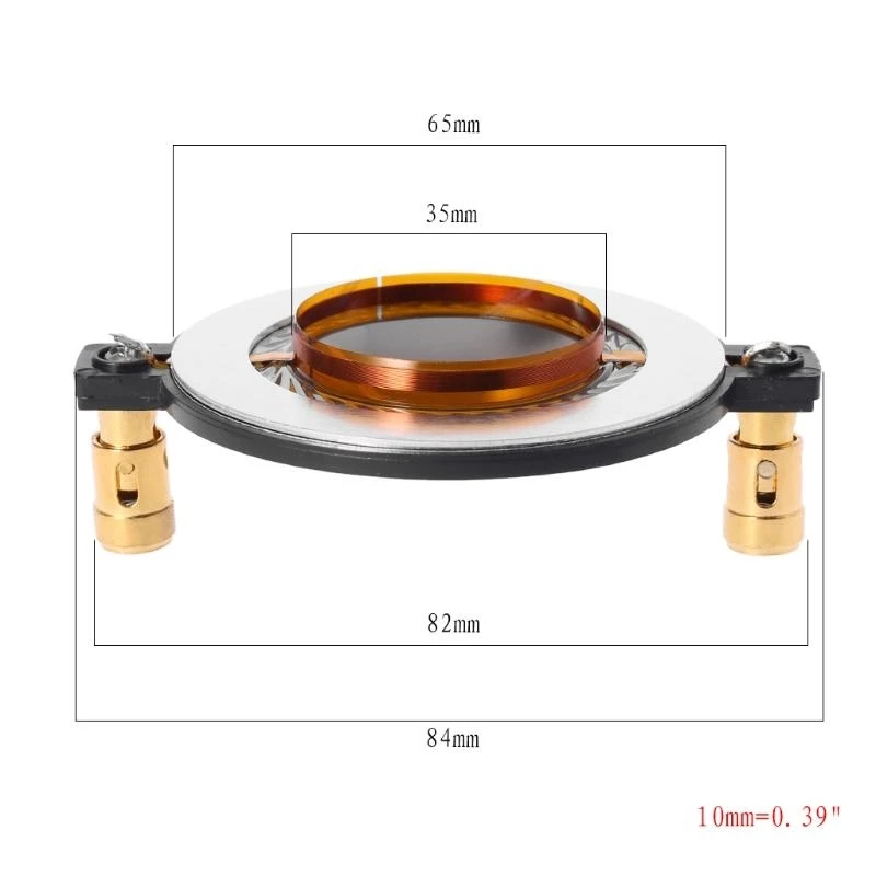 فيلم مكبر صوت 34.4 34.5 Treble Voice Coil لإطار التيتانيوم لنظام المسرح المنزلي شقة لتيتانيوم