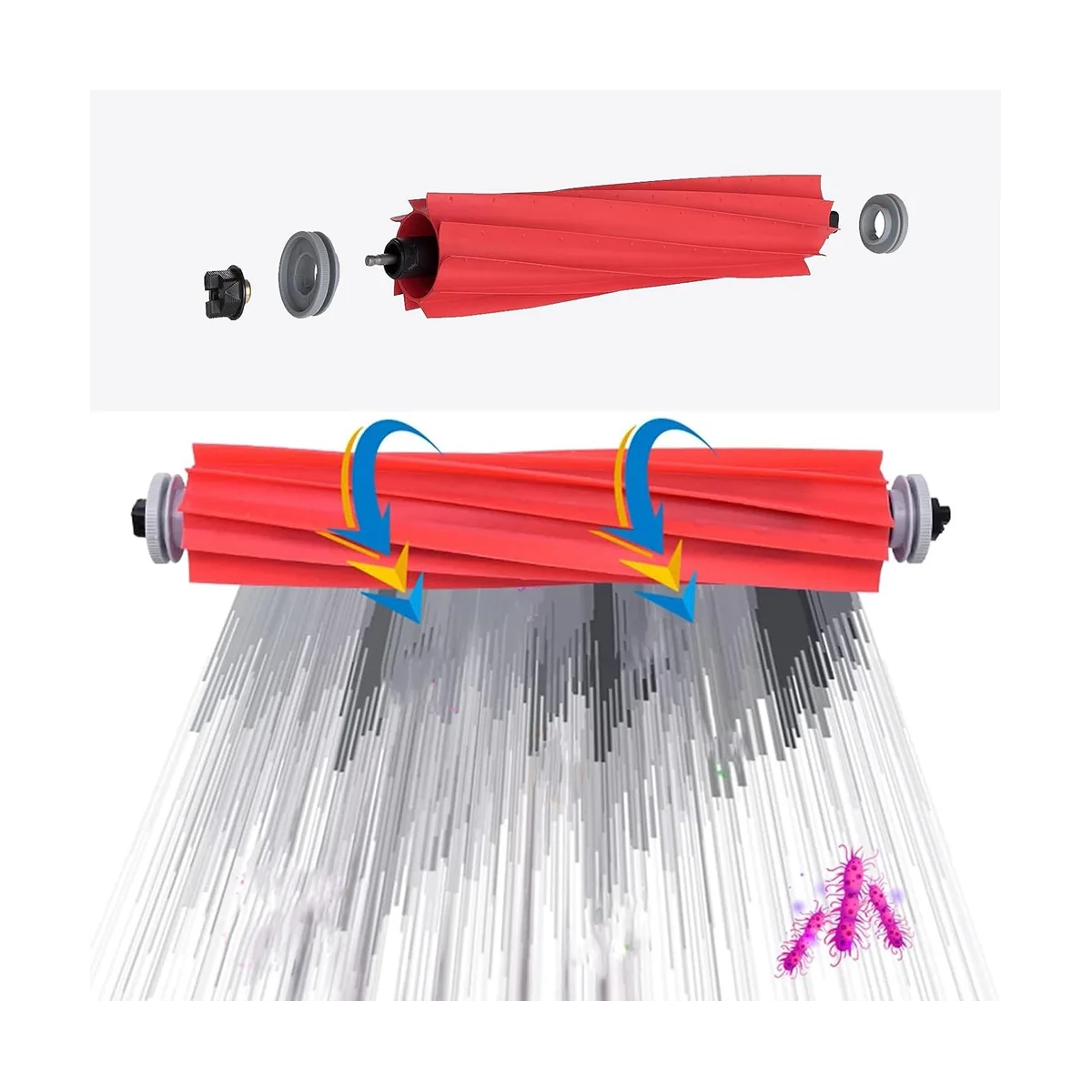 

vacuum cleaner parts Replacement Parts for S7 Plus/S7+ Vacuum Cleaner Main Side Brush Hepa Filter Mop Cloth Dust Bags
