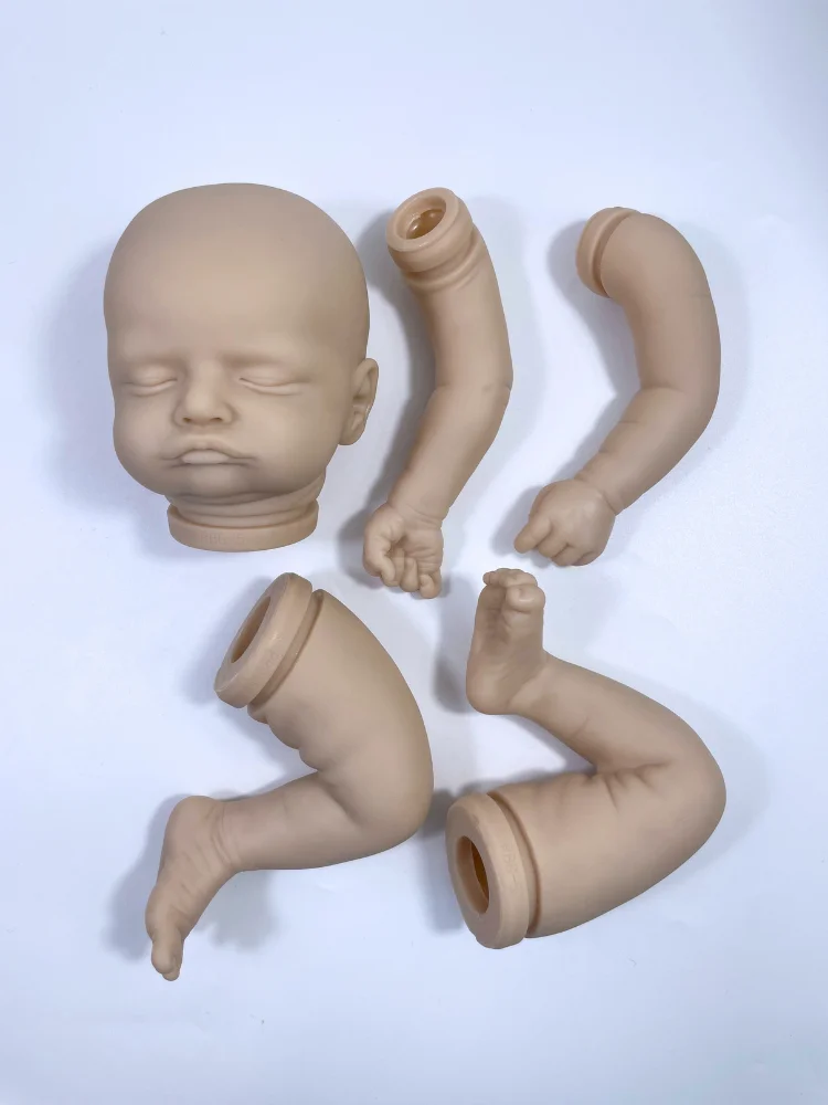 19 بوصة الفينيل تولد من جديد دمية عدة يدوية طقم طفل روزالي تولد من جديد العرض لتقوم بها بنفسك دمية عدة لعبة دمية أجزاء مع القماش الجسم