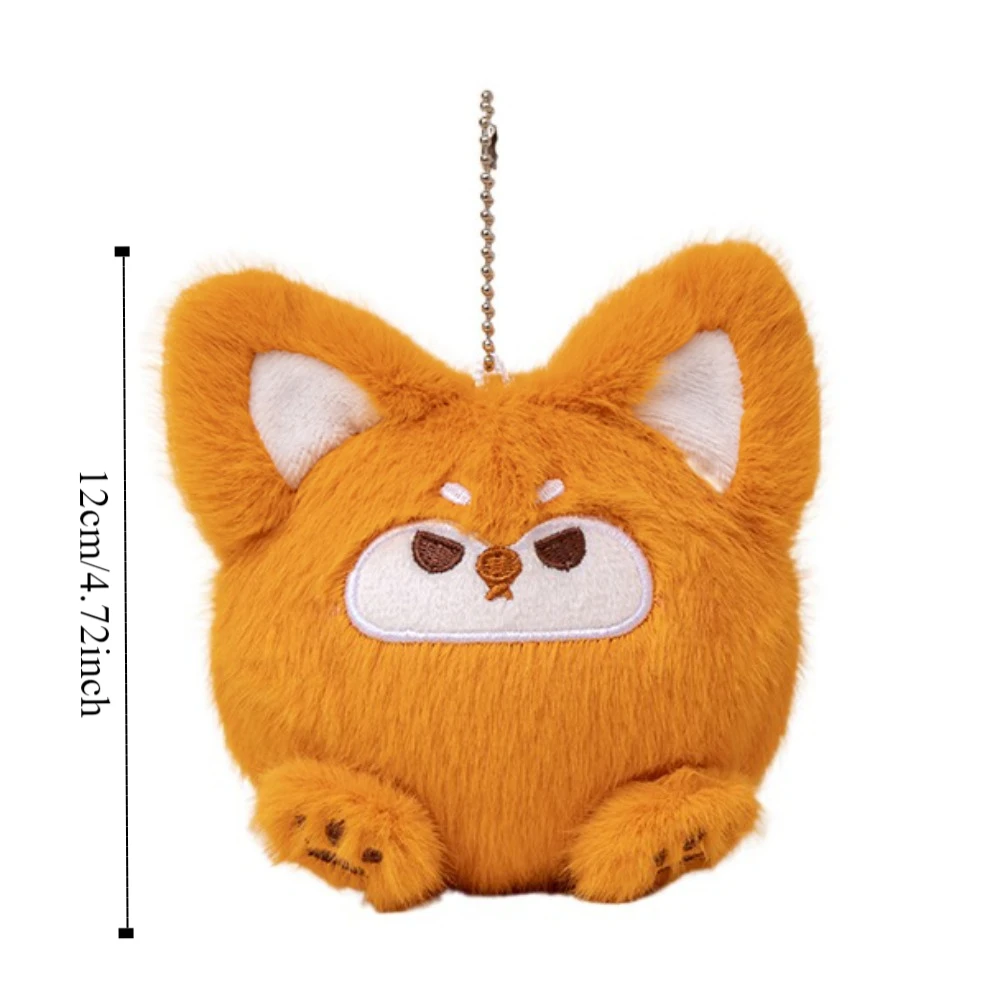 Boneca de pelúcia urso de manteiga animal brinquedo de pelúcia chaveiro panda animal de pelúcia boneca pingente bonito dos desenhos animados filhote de cachorro de pelúcia chaveiro crianças brinquedo
