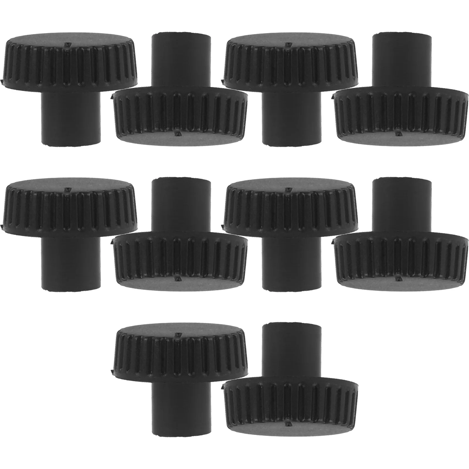

10 Pcs Control Knobs Caps Gold Potentiometer Volume Tone Brushed Amplifier Replacement Guitar