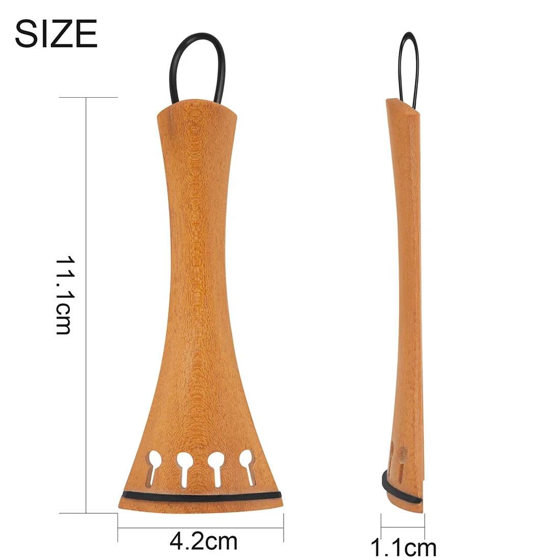 4/4 الكمان سحب وتر لوحة الذيل تاريخ لوحة الخشب قطعة واحدة التصميم الهيكلي السلس ضبط الكمان استبدال الملحقات #5