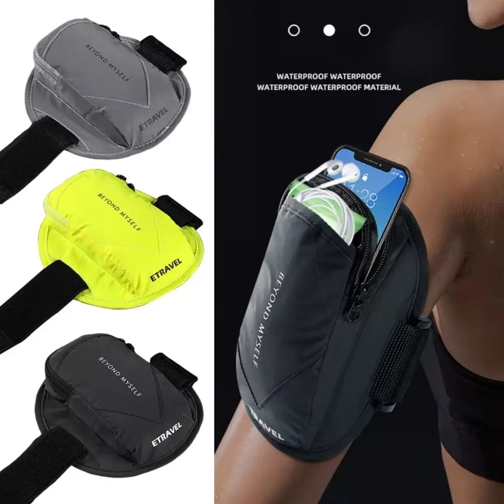 

Fitness Gear Waterproof Phone Armband Reflective Universal Mobile Phone Arm Bag Night Running Running Armband Sports Fitness