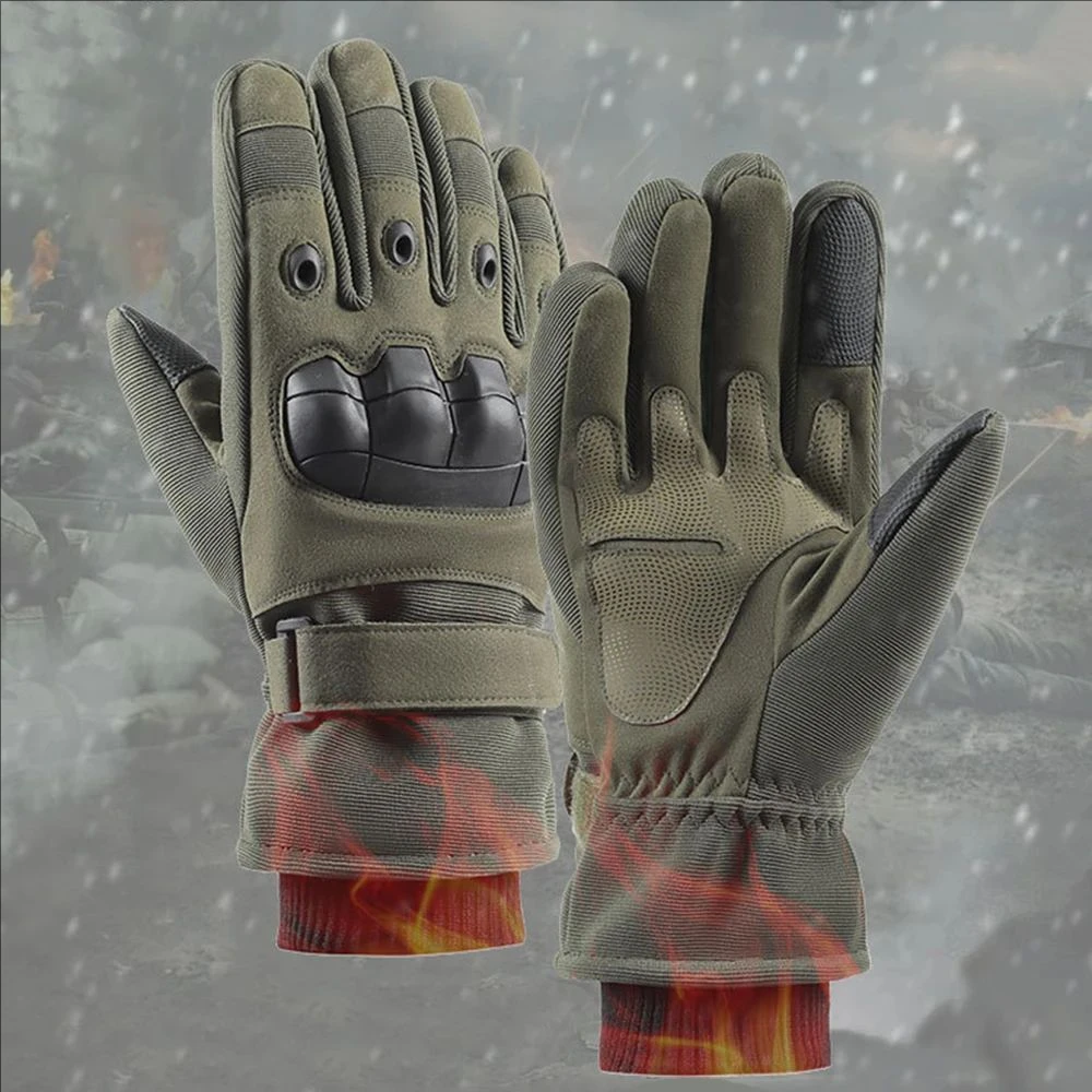 Guantes tácticos de invierno para moto, esquí y senderismo - imagen 3