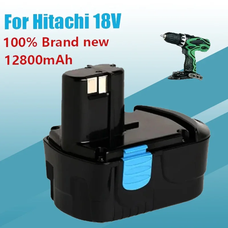 

NEW 18V rechargeable Ni-Cd battery pack 12800mah for Hitachi cordless Electric drill screwdriver EB1820 EB1812 EB18-2YR