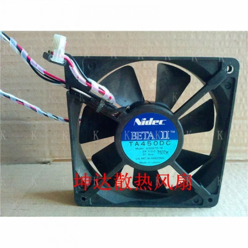 

C 1 шт. для NIDEC TA450DC A32670-16 24 В 0,31 А 12025 12 см инверторный вентилятор