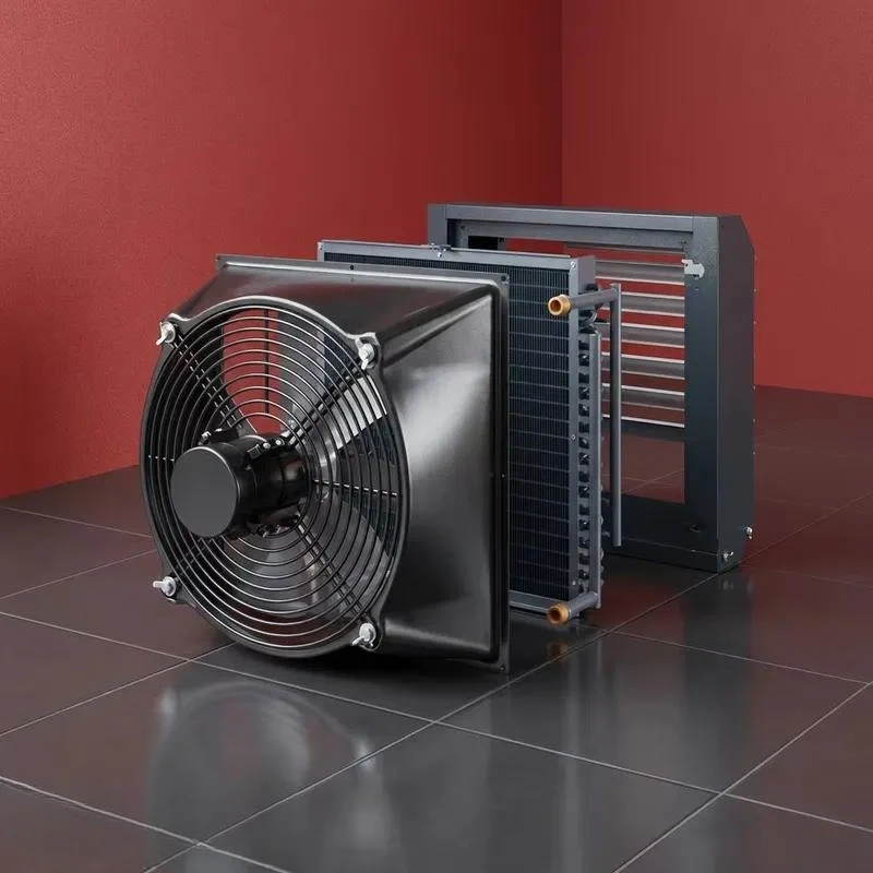 Wall Mounted Hot Water Air Heater Industrial Hot Air Convection for Factory Workshop Heating