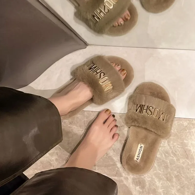 

Осень-зима 2022, женские тапочки, осенне-зимняя верхняя одежда, стильные универсальные домашние тапочки из губки для миниатюрной высоты, хлопковые тапочки 42