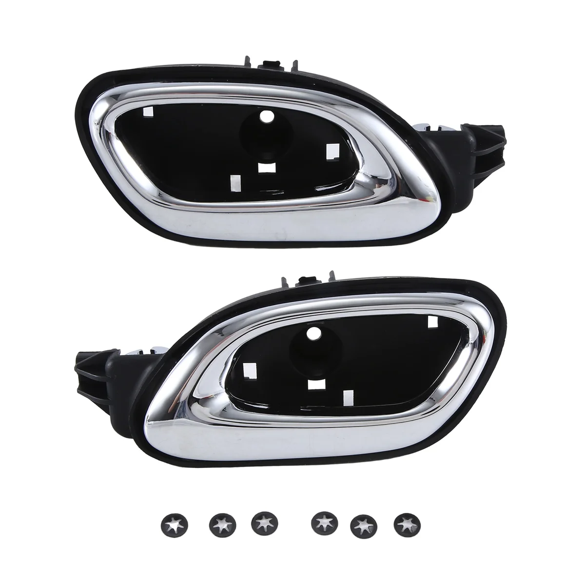 Car Left & Right Side Chrome Door Inside Open Handle Fit for Chevy Camaro 2010-2015 20955311 20955302