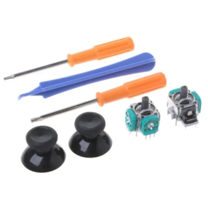 استبدال عصا التحكم ل Xbox One Xbox Series S تحكم ثلاثية الأبعاد التناظرية Thumbsticks إصلاح طقم قطع غيار T6 T8 مفك البراغي الملحقات #6