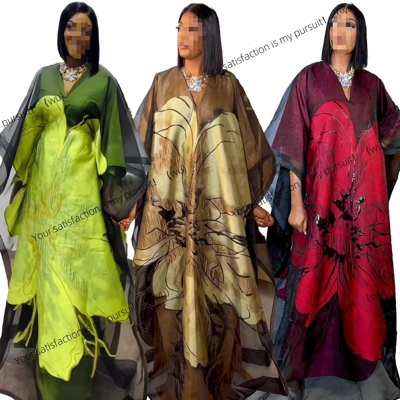 ZOCI-Set pakaian wanita Afrika dua potong yang mewah, pakaian bordir kelas atas, cocok untuk wanita berpesta