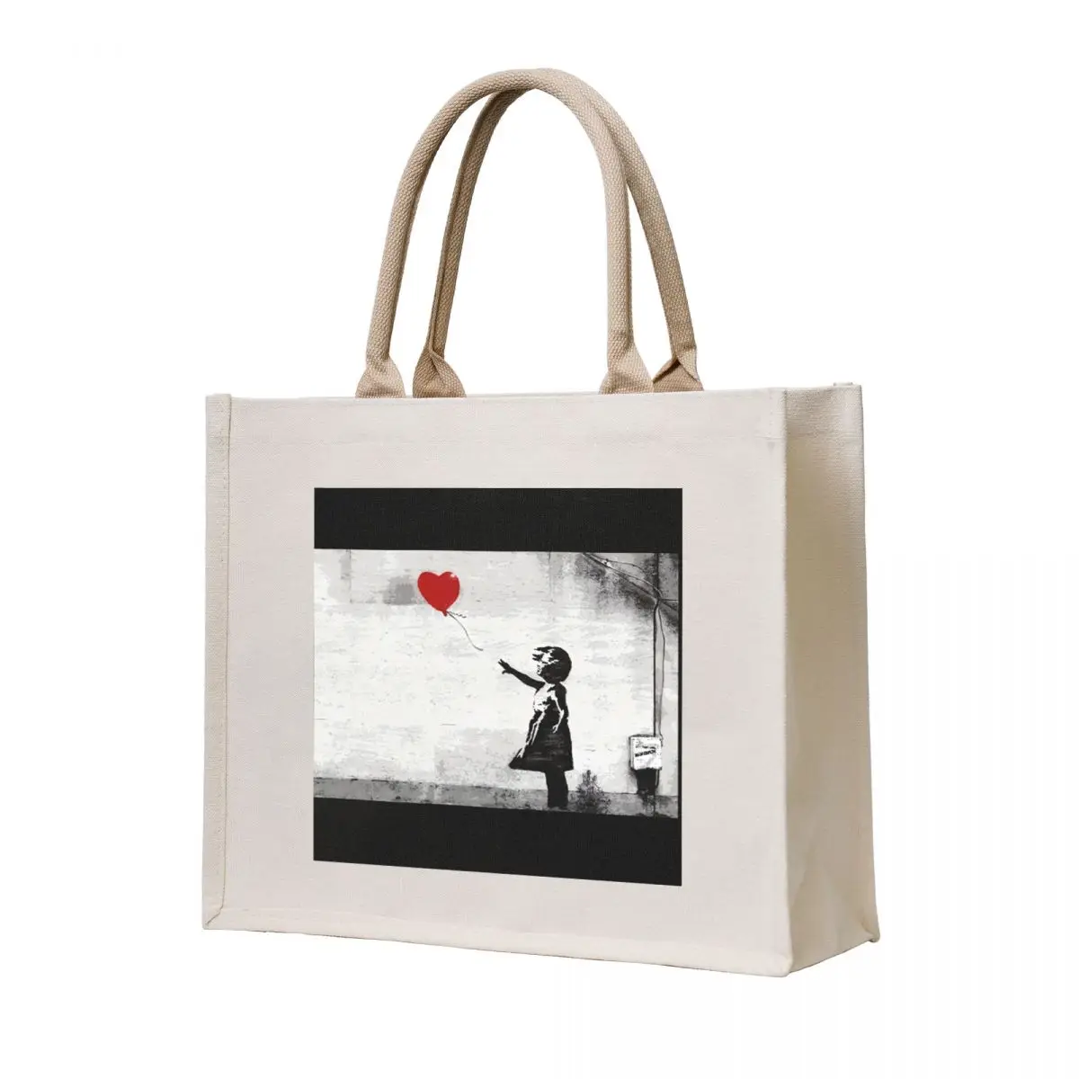 

Banksy Girl with a Red Balloon Tote Bag sac pour femme Portable shopping bag shoping bag sacs de shopping