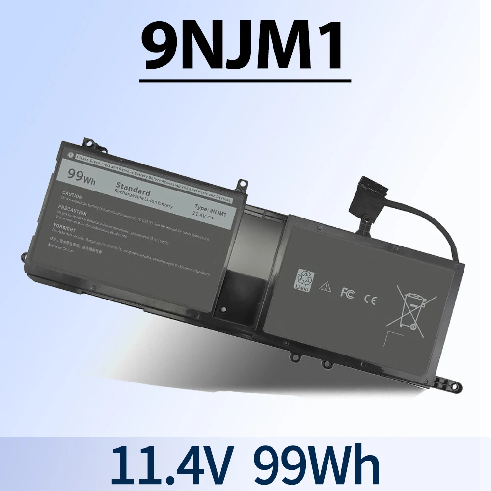 9NJM1 Laptop Battery for Dell Alienware 15 R3 R4,17 R4 R5 P31E P69F ALW17C Notebook 0546FF 0HF250 44T2R HF250 MG2YH 0MG2YH