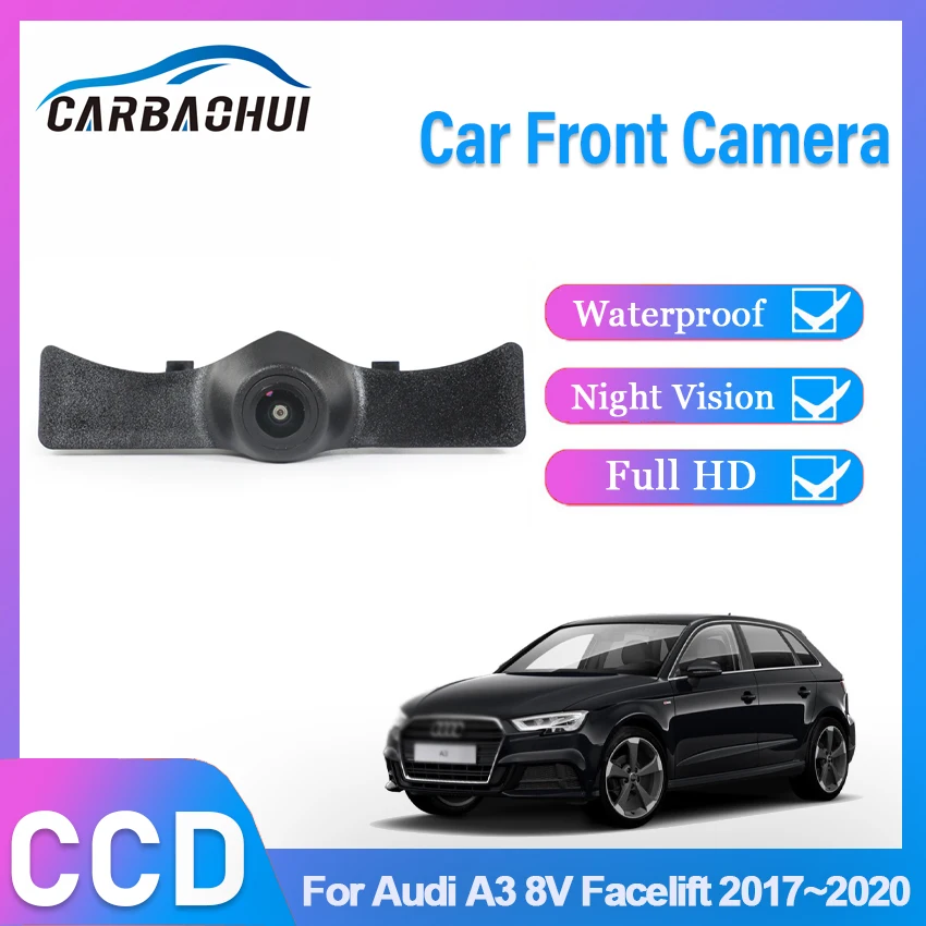 

HD 1080P Car Front View Parking Night Vision High Quality Positive Logo Camera For Audi A3 8V Facelift 2017 2018 2019 2020