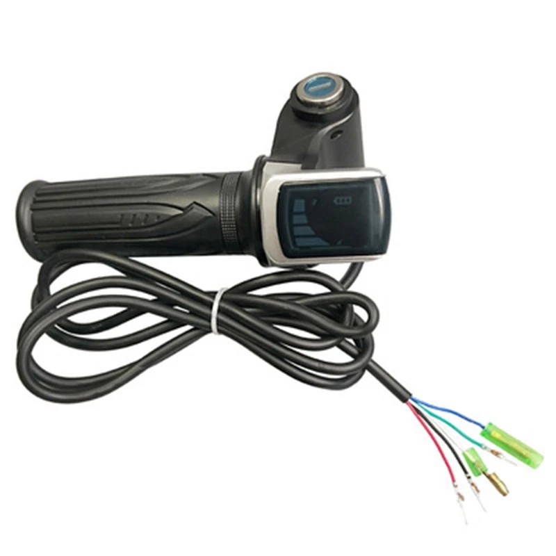 60V Electric Scooter Speed Controller Handlebar Throttle Handle With LCD Display Power Indicator