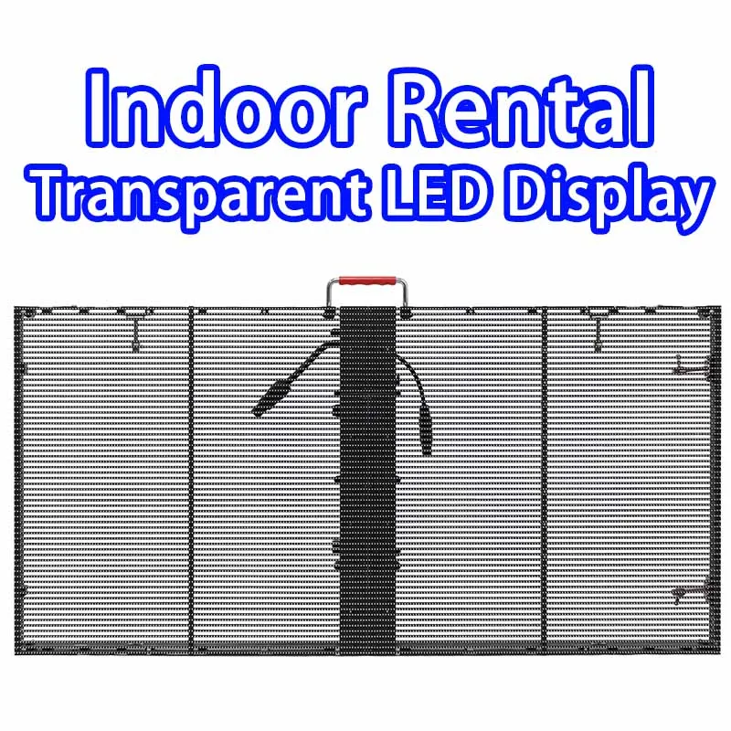 Indoor Outdoor Advertising Glass Led Window Transparent Led Display Mesh  Transparent Grille Screen for Retail Shopping Mall view 5