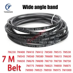 7M Wide angle belt 7M230 400 410 412 500 515 530 545 560 580 600 615 630 650 670 690 710 730 750 775 800 825~1000PU Drive V-Belt