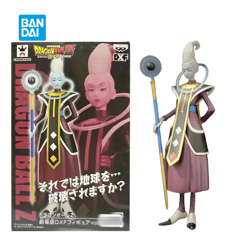 In Stock Bandai Dragon Ball Z Whis Gods of Destruction Dxf Beerus Anime Action Figure Statue Model Collection Toys Hoilday Gifts