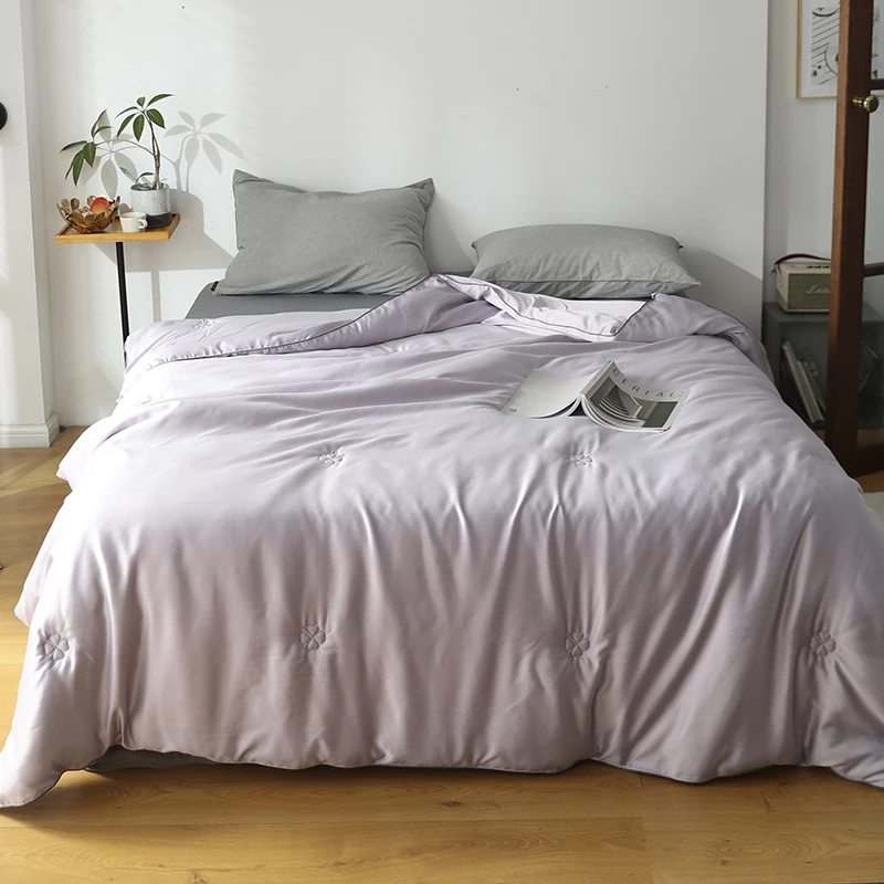 Highly Rated 220x240 cm 2025 Winter Silk Duvet, Mulberry Silk, Soft Comfortable, Queen Size, Plain Neat, Return Policy in Place