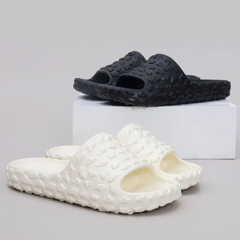 Plus Size 36-48 Men and Women Home Slippers Waterproof Bathroom Light EVA Slippers Slip on Slides Man Woman Shoes
