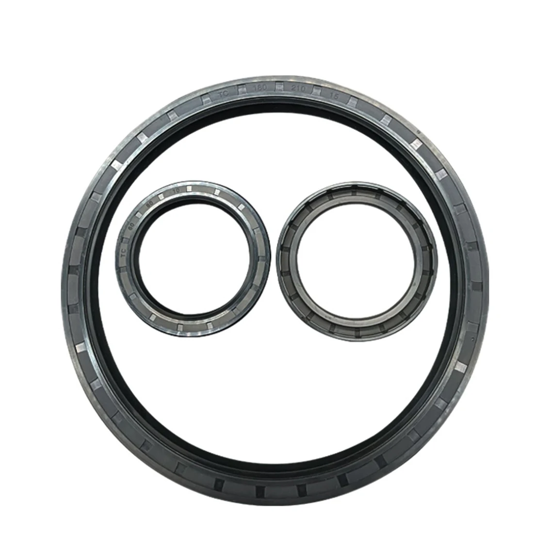 1Pcs NBR ID 51mm-54mm Black TC/FB/TG4 Skeleton Oil Seal Rings Double Lip Seal Gasket For Rotation Shaft