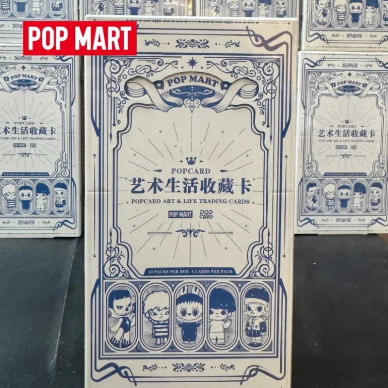 

Hot Selling Genuine Products Popmart Popcard Art And Lifestyle Series Collection Cards Blind Boxes Trendy Play Cards Card Gifts