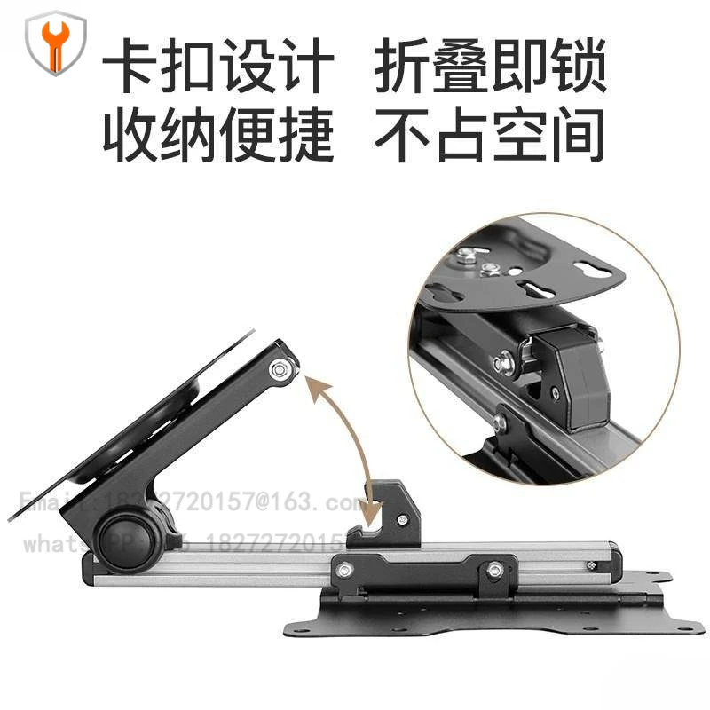 RV TV Wall Mount Bracket Below 40 Inch Folding Ceiling Caravan Kitchen Dining Car Accessories TV Bracket