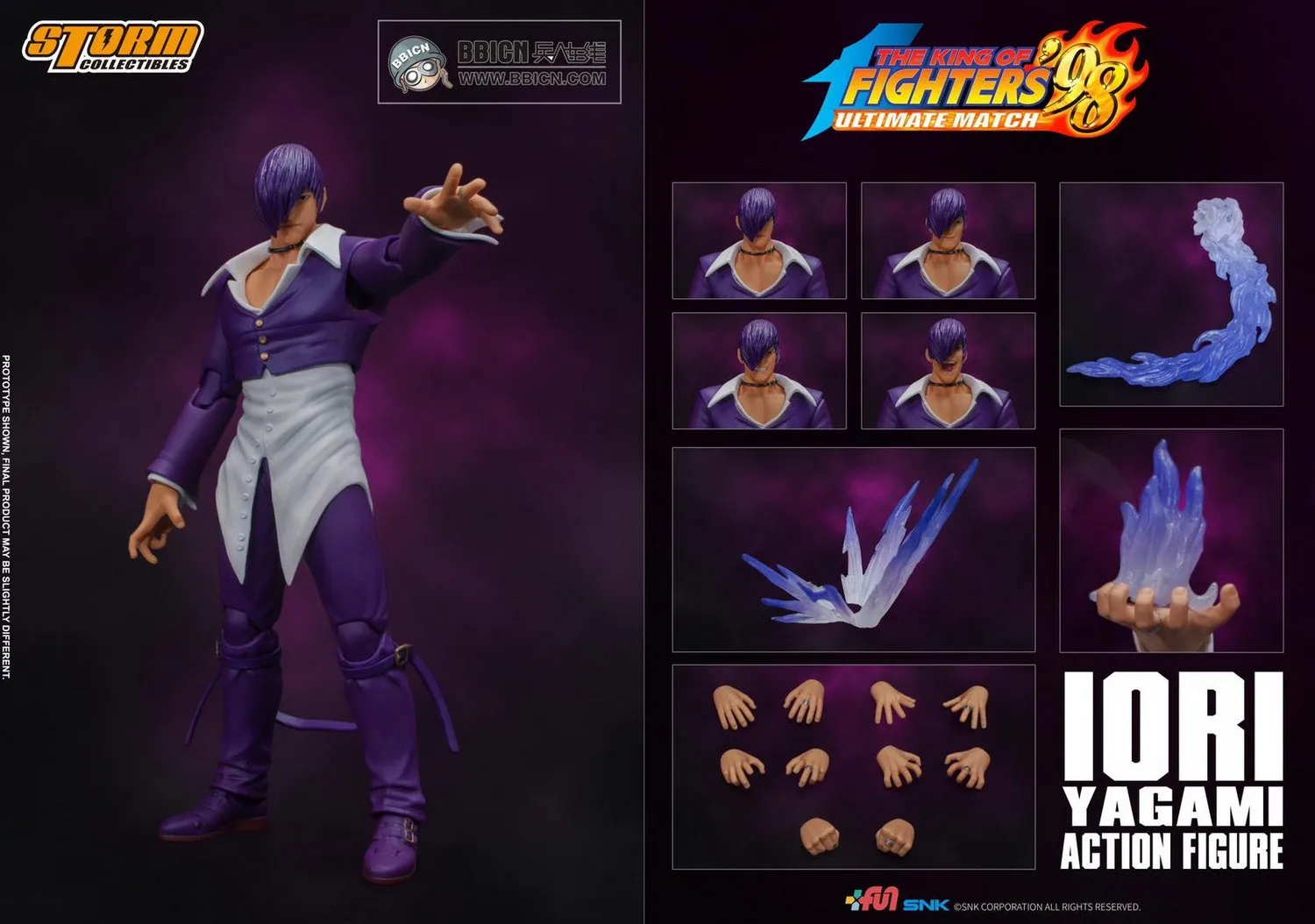 

Игрушки от Storm 1/12 LORI IORI KOF 98 Ограниченная серия полный комплект 6 ''экшн-фигурка в наличии для коллекции фанатов