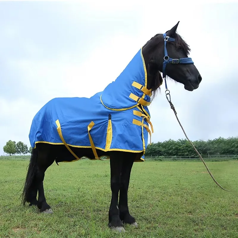 Custom Outdoor Saddle Horse Blanket Modern Solid Design Waterproof Polyester Material Ideal For Winter And Spring Daily Use