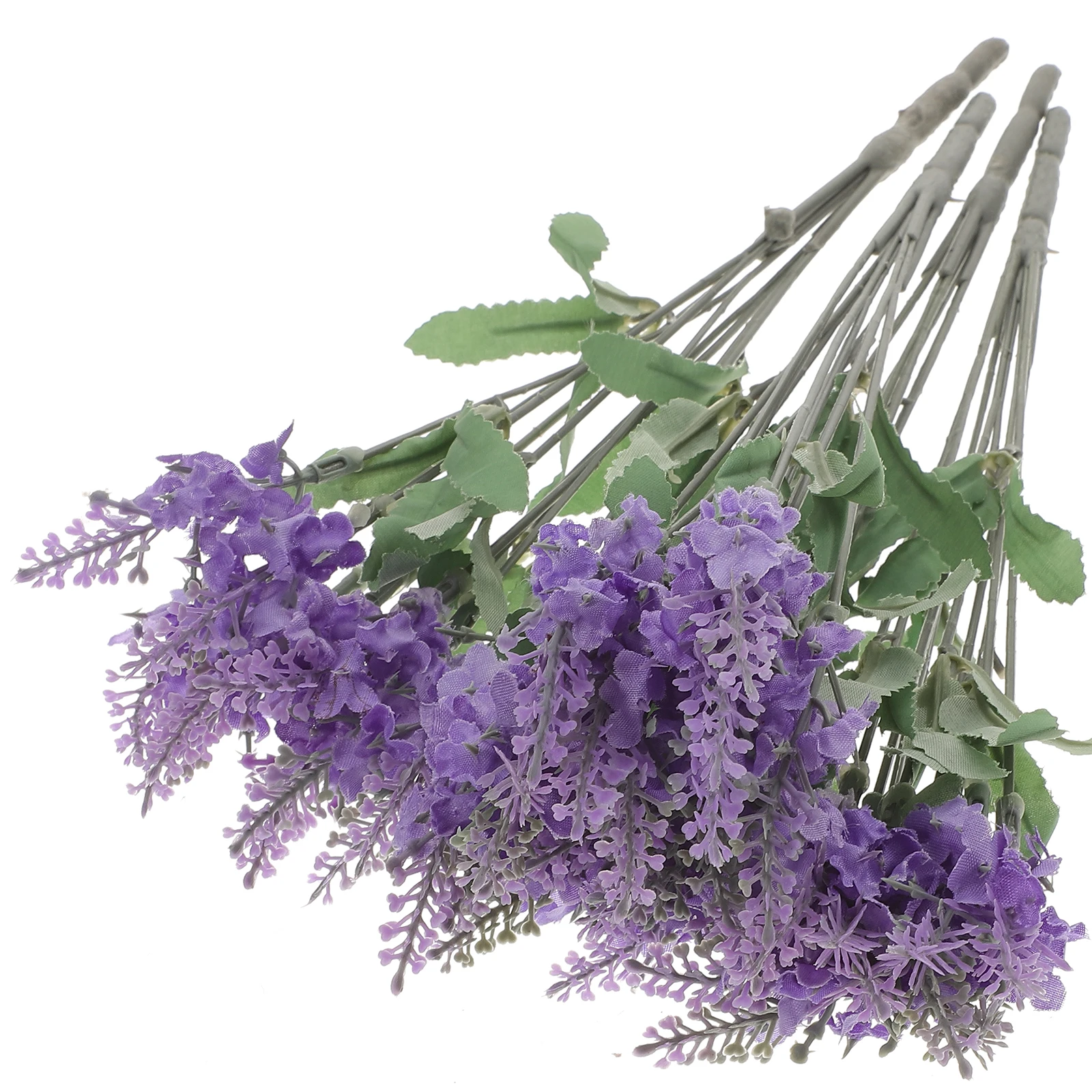 

Silk Cloth Artificial Lavender Bouquet Plastic Plants Home Decor Elegant Table Setting Faux Lavender DIY Simulation Plant Layout
