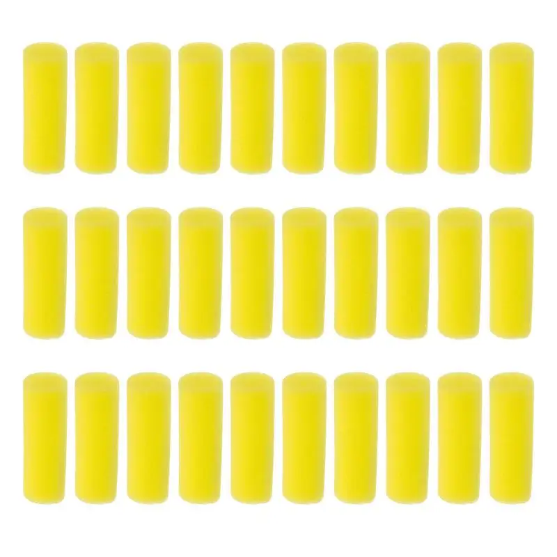 30 Pcs Cylinder-shaped Sponge Brush for Water-Base Table Tennis Glue Table Tennis Racket Sponge Wipe Brush Set