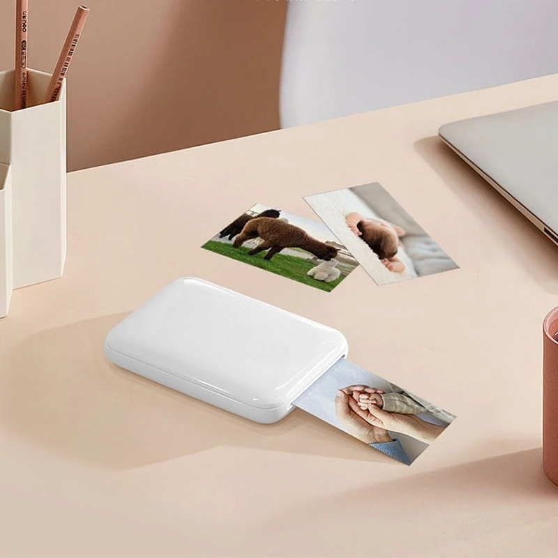 2026 MT53 Mini Pocket Photo Printer 313DPI Bluetooth Sticker Printer for DIY Craft Tool