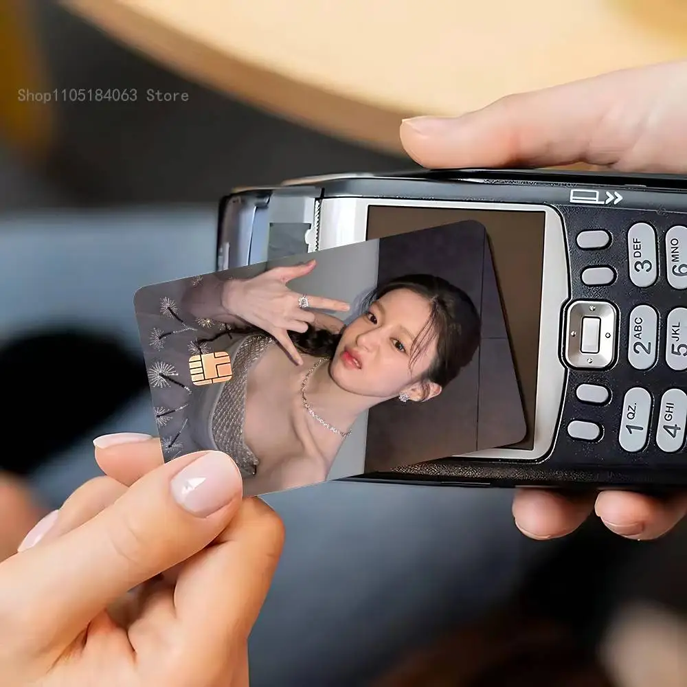 G-Go Y-Youn J-Jung ملصقات الائتمان فيزا الخصم البنك بطاقة شحن حافلة مترو ملصق مضاد للمياه ملصق الديكور