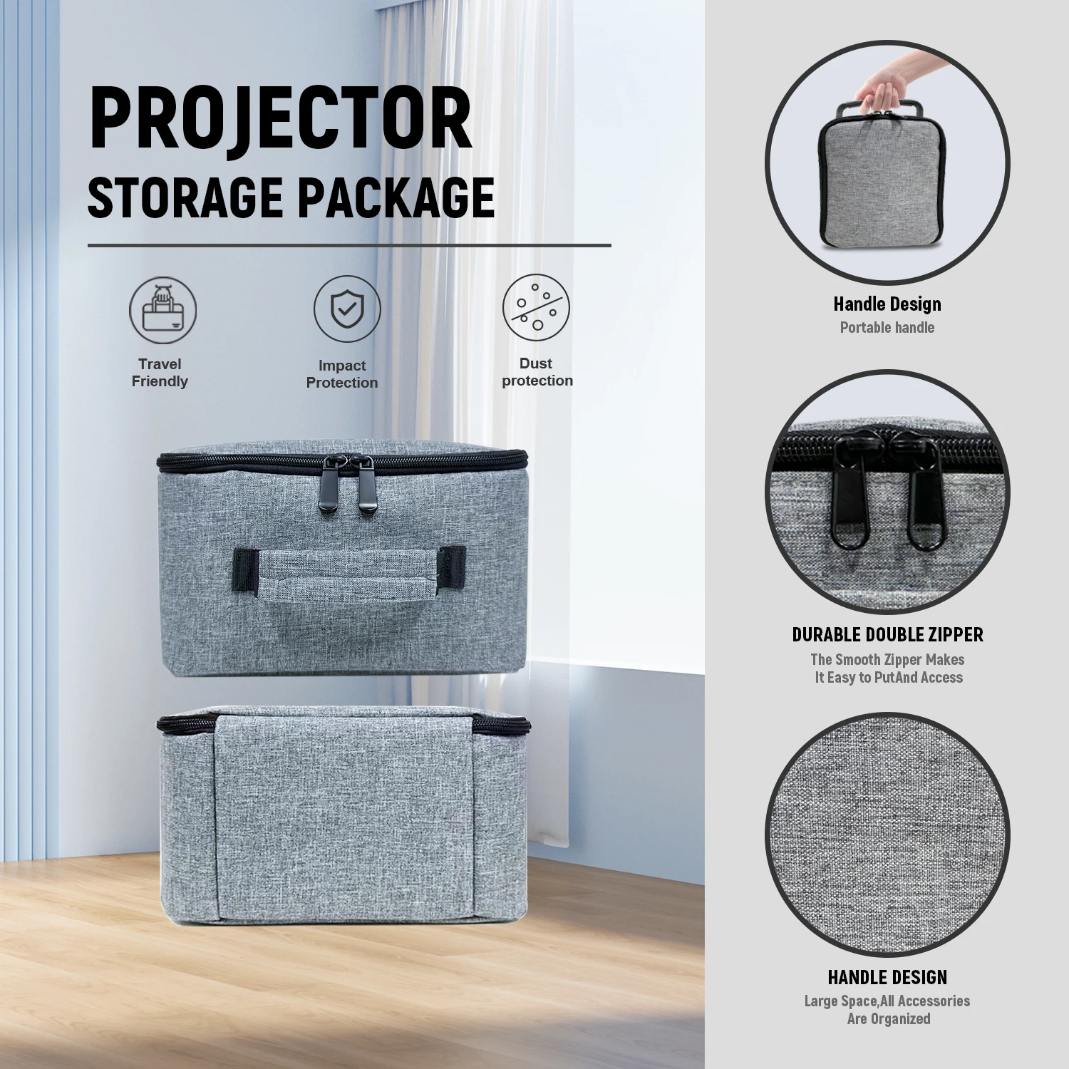 Velec Projector Portbale Storage Bag For TP350 NTV L018 Protective Case Box Bluetooth Speaker Protection Proyector Accessories