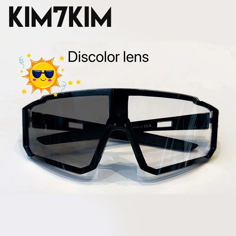 

Oversized Sports Change Color Sunglasses Women 2025 Trends Punk Sun Glasses Men 2000's Wrap Around Goggle Sunglass Shades Oculos