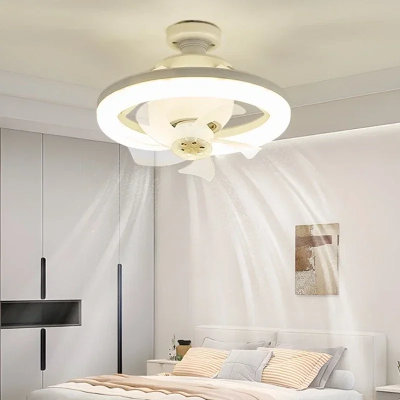 

Ceiling Fan with Lighting RGB LED Lights E27 360° Moving Remote Control for Bedroom Living Room Decor Home Silent Ceiling Lamp