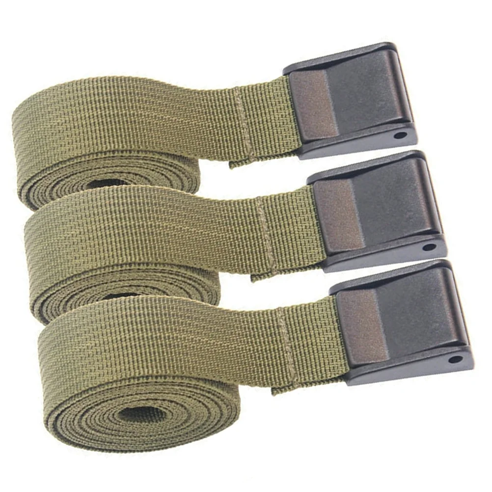 3 Pcs Luggage Strap Lashing Straps for Tie down Fastening Belt Bag Fixing Cargo Camping Ratchets