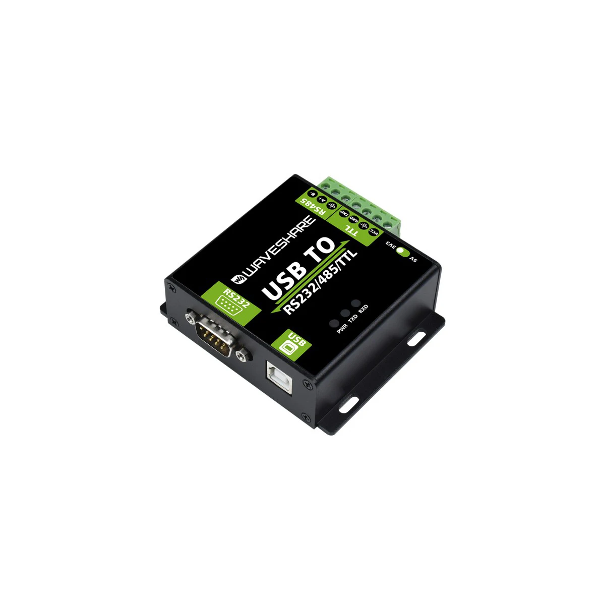 Waveshare FT232RNL/CH343G USB to RS232/485/TTL Interface Converter Industrial Grade Isolated USB Converter
