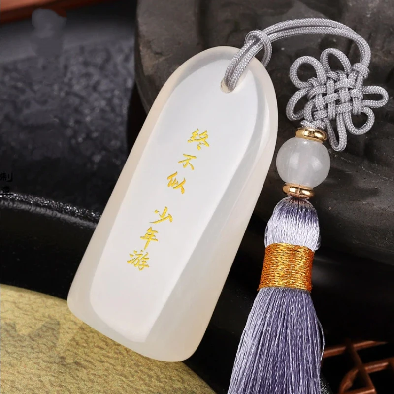 High-end Agate Seals Customized Name Stamps Portable Traditional Style Private Stamps Carving Cultural Creative Gifts Stamps