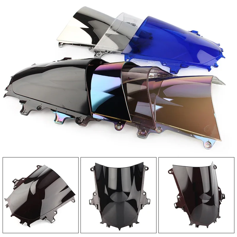 Suitable for Yamaha motorcycle windshield double bubble YZF R1 2015 2016 2017/YZF-R1 15 16 17 windshield