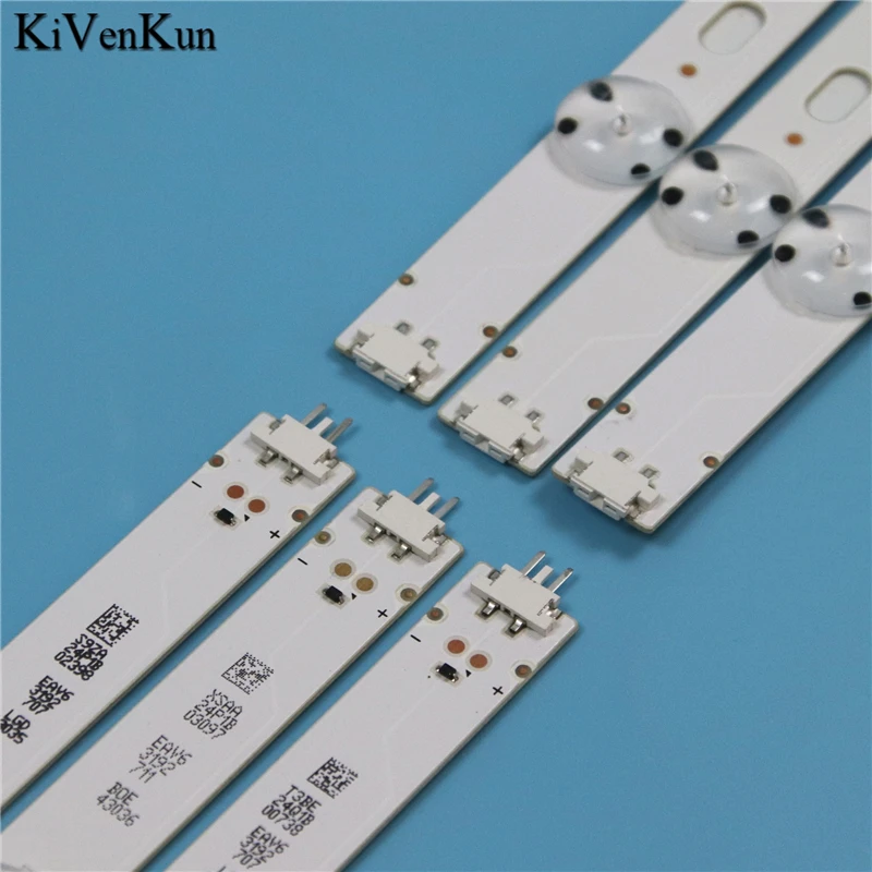 6PCS LED TV Bands Bars 43LH51_FHD_A/B Backlight Strip 43inch_FHD_A/B_REV02 Array Rulers LGE_WICOP_FHD 43INCH_REV00_A/B Planks