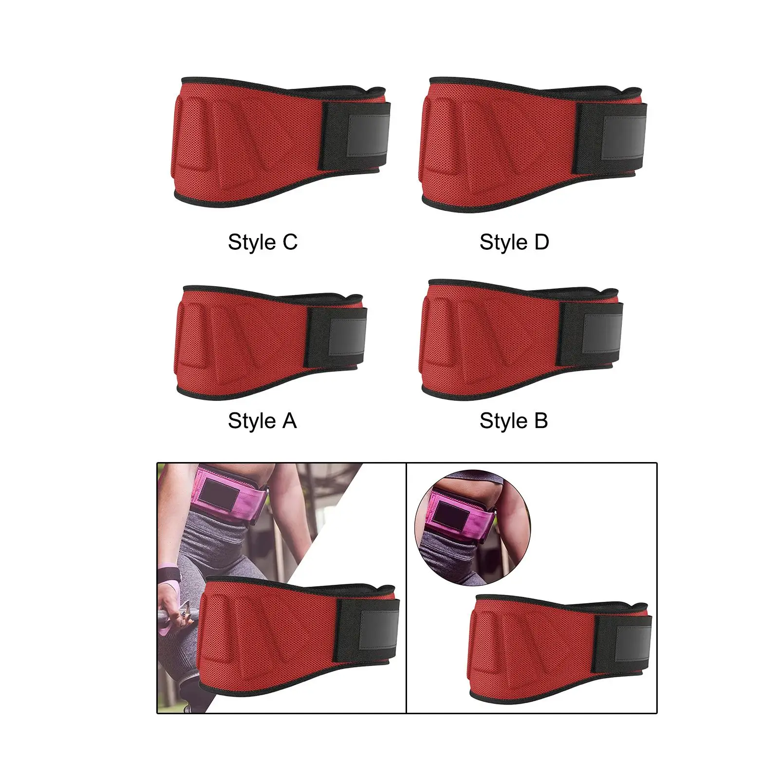 

Weight Lifting Belt Sports Belt Adjustable Waistband Fitness Waist Belt for Gym Workout Powerlifting Squatting Bodybuilding