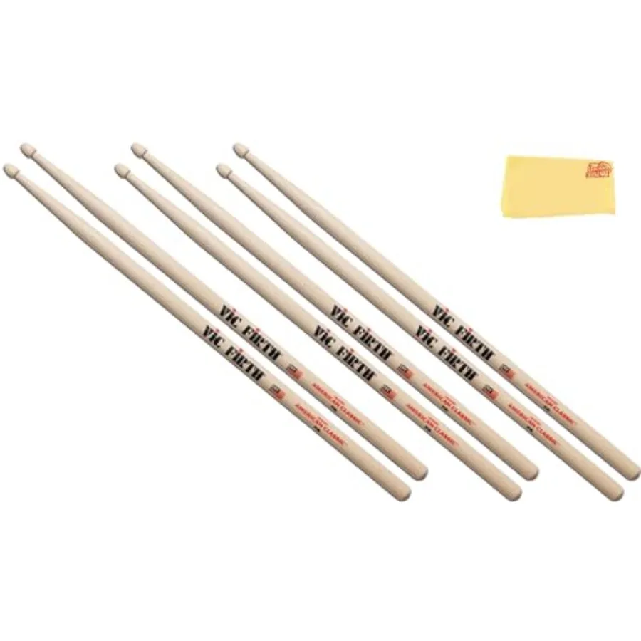 

Барабанные палочки Vic Firth 7A American Classic - с полировочной салфеткой Austin Bazaar