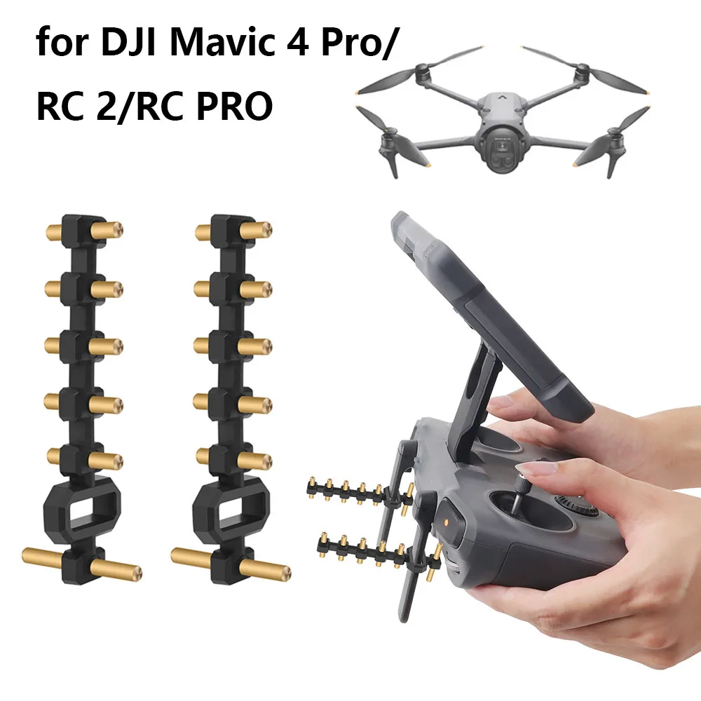 

2 PCS Signal Booster Yagi Antenna for DJI Mavic 4 Pro Extended Range for DJI RC 2/RC PRO 2 Remote Controller Drone Accessory