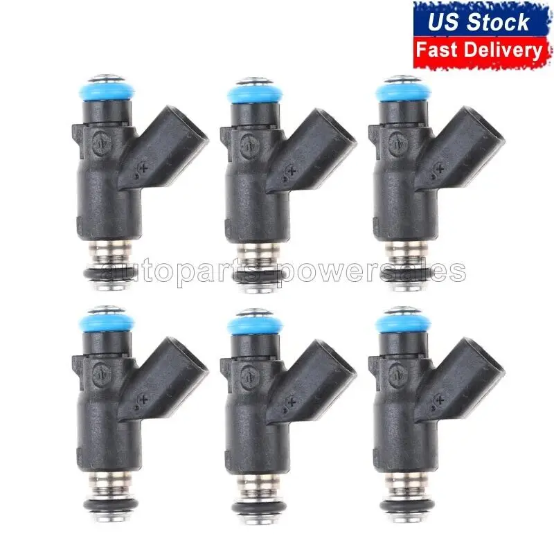 

Set of 6 Fuel Injectors 12592648 For 2006-2010 Chevrolet Impala 3.5L, 3.9L V6