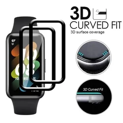 9D Curved Tempered Soft Glass For Huawei Band 8 7 6 Pro Screen Protector for Huawei Honor Band 6 7 Protective Film (Not Glass)