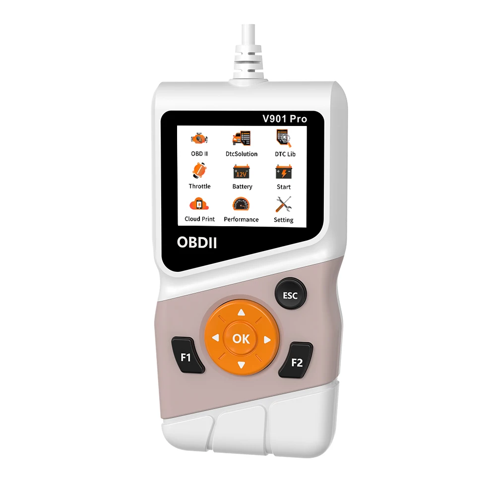 Newest V901 PRO Read & Clear Fault Codes Scanner Auto Diagnostic Tools Support Oxygen Sensor Test Live Data Stream Read