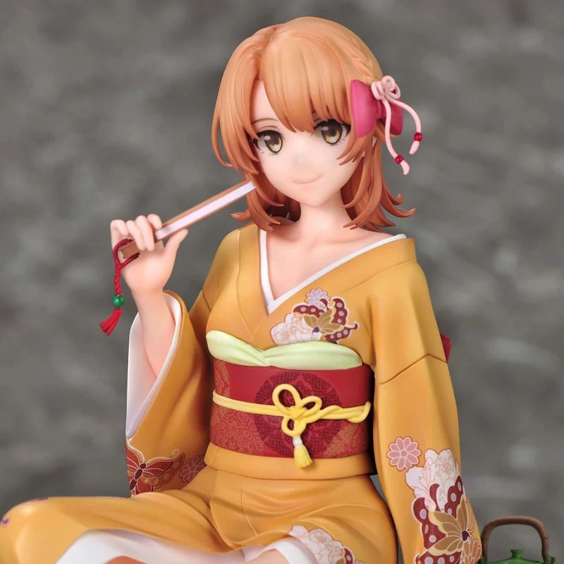 My Teen Romantic Comedy SNAFU Isshiki Iroha kimono 100% Original genuine 22cm PVC Action Figure Anime Figure Model Doll Gift