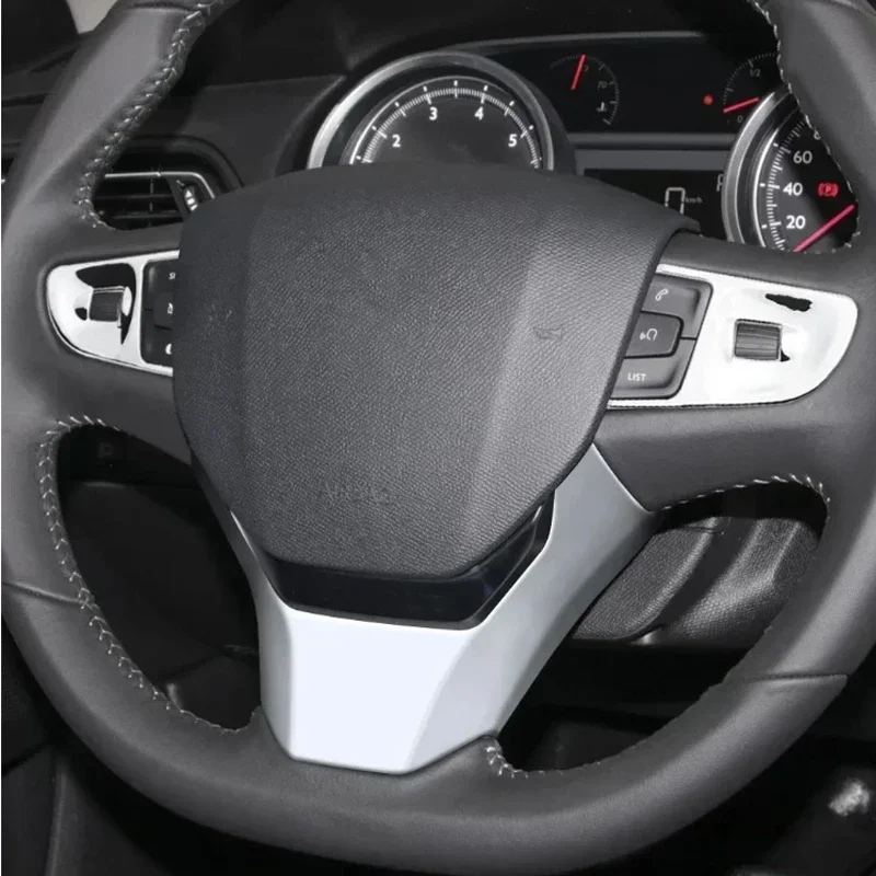 3Pcs/Set Car Steering Wheel Trim Cover Center Console Styling for Peugeot 408 2014 2015 2016 2017 2018 2019 car accessories