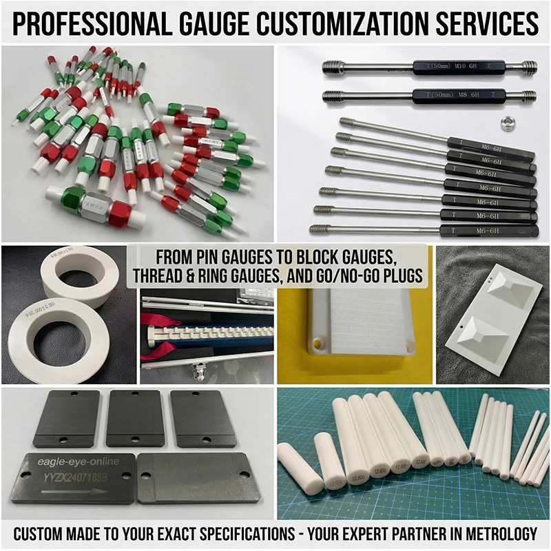 Ceramic Gauge Block 1/5Pcs ISO Grade 0, Factory Inspection Report, Calibration for Various Measuring Instruments, Customizable